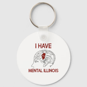 Llavero Cita A Los Amantes Que Tengo Mental Illinois