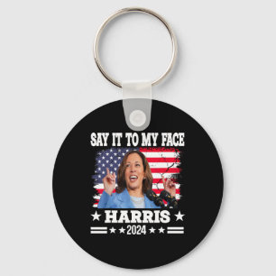 Llavero Cita A Mi Cara Kamala Harris 2024