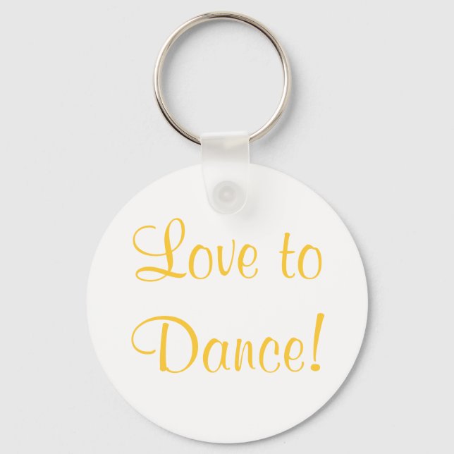 Llavero Cita Adorable de Amor para Bailar (Anverso)