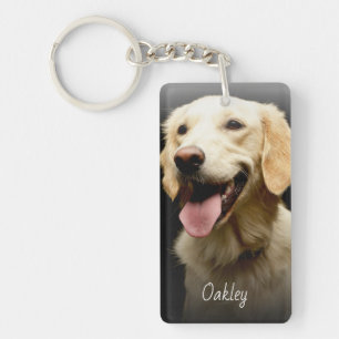 Llavero Cita Bonita Foto de Perro Personalizada Nombre
