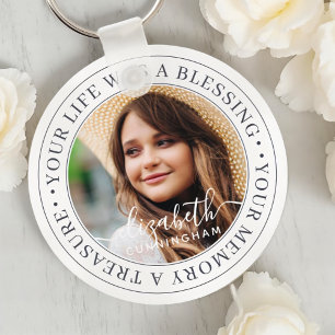 Llavero Cita conmemorativa Personalizado de Moda elegante