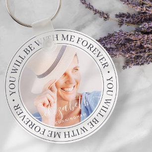 Llavero Cita conmemorativa Personalizado elegante moderno