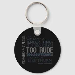 Llavero Cita de amor de Romeo y Julieta