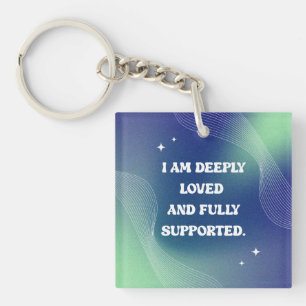 Llavero Cita de amor propio, motivacional e inspiradora