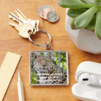 Cita de atención del Personalizado de Leopard Phot