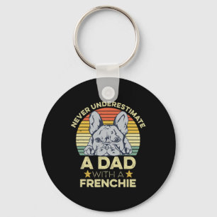 Llavero Cita de Bulldog francés para tu padre francés