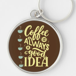 Llavero cita de café