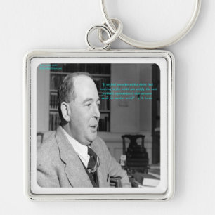Llavero Cita de CS Lewis y "Otros mundos"