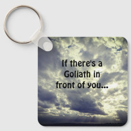 Llavero Cita de David y Goliat