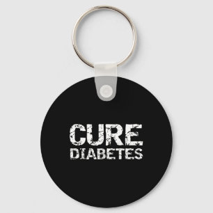 Llavero Cita de diabetes tipo 1 para la conciencia de diab