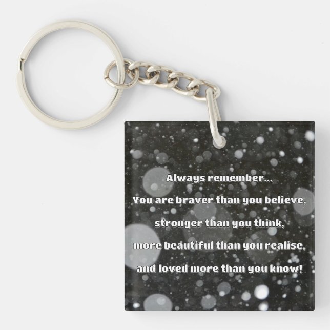 Llavero Cita de Empath Bravery Positive Animation (Frente)