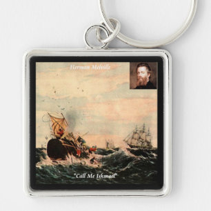 Llavero Cita de Herman Melville Llámame Ismael