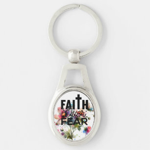 LLAVERO CITA DE LA FE FLORAL DE PINK & INDIGO
