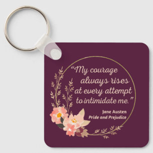 Llavero Cita de Orgullo y Prejuicio I - Estilo Cuto