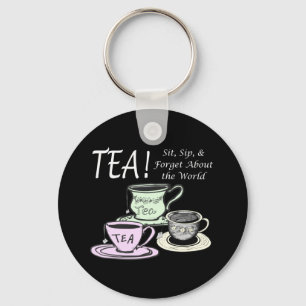 Llavero Cita de positividad de Tea Lover - Sip Sit Olvidar