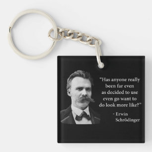 Llavero Cita de Troll de Friedrich Nietzsche