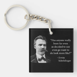 Llavero Cita de Troll de Friedrich Nietzsche