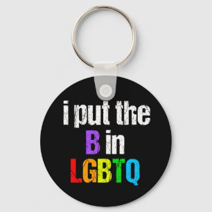 Llavero Cita divertida bisexual LGBTQ Rainbow Humor