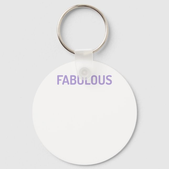 Llavero Cita divertida de amor propio Pegatina fabuloso (Anverso)