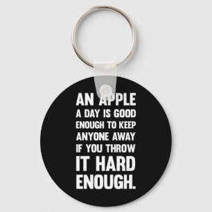 Llavero Cita divertida de Apple. chiste sarcástico ph