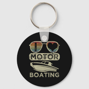 Llavero Cita divertida de Boater Me Encanta El Motor Bote
