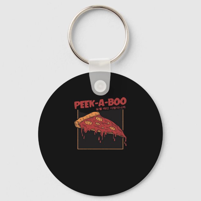 Llavero Cita divertida de Peekaboo (Anverso)