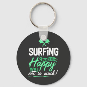Llavero Cita divertida de surf