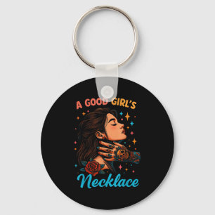 Llavero Cita favorita de collar de un buen Chica