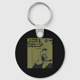 Llavero Cita filosófica, camiseta de cita de Nietzsche