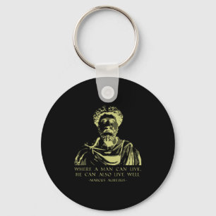 Llavero Cita filosófica Sayings Stoic Marcus Aurelius