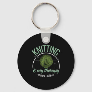 Llavero Cita graciosa de Chiste de camisas de punto Knitte