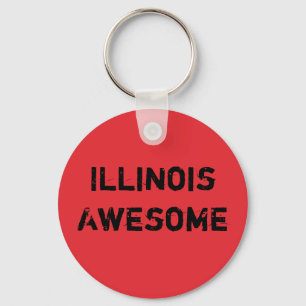 Llavero Cita impresionante de Illinois