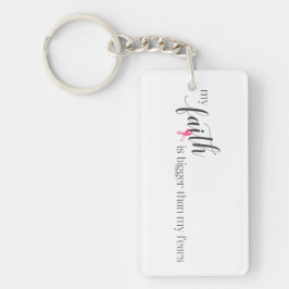 Llavero Cita inspiradora Concienciación sobre el cáncer de