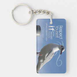 Llavero Cita Inspiradora de Baltasar Gracian "Respeto"