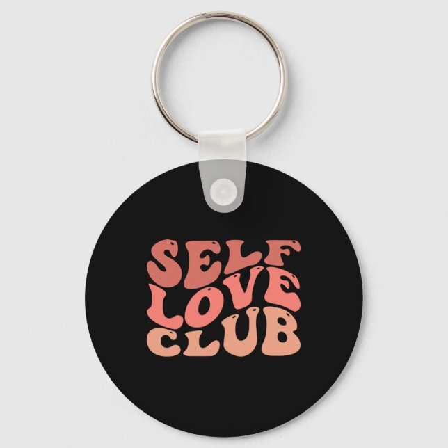 Llavero Cita Inspiradora de Love Club Self Love (Anverso)