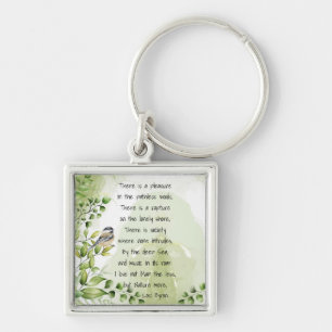 Llavero Cita Inspiradora de Love Nature Lord Byron Keycha