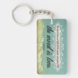 Llavero Cita Inspiradora de Sophocles "Amor"