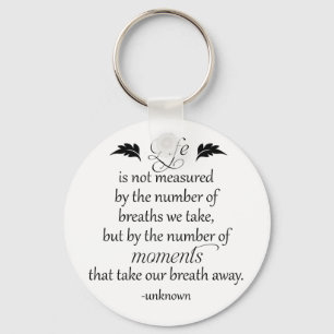 Llavero Cita inspiradora: La vida no se mide...