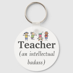 Llavero Cita Inspiradora para profesor y intelectual