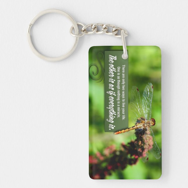 Llavero Cita Inspiradora "Todo es un milagro" (Frente)