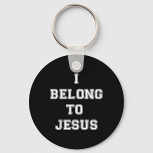 Llavero Cita Retro Cristiana Que Pertenezco A Jesus Funny