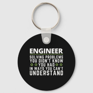 Llavero Cita Sarcástica de Ingeniero Divertida Humor de In