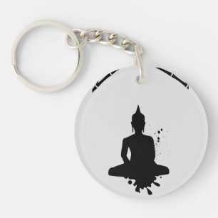 Llavero Cita Zen: Sabiduría y meditación