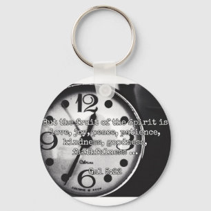 Llavero Citas de dios: 5:22 del galón -- "Fruta del