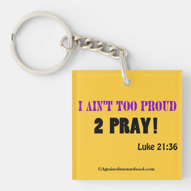 Llavero Citas de la Biblia Inspiradoras (Frente)