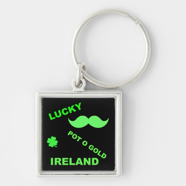 Llavero Citas de oro en la "Lucky Pot" de Irlanda (Frente)
