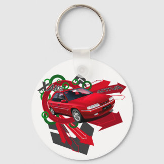 Llavero Citroen Xantia Activa Anillo de claves ilustrado