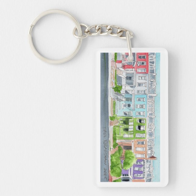Llavero cityscape keychain (Frente)