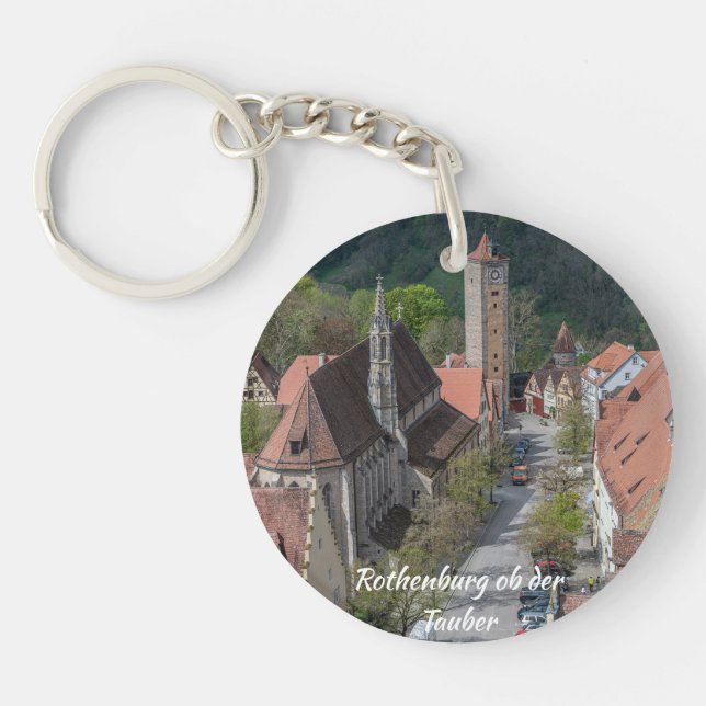 Llavero Ciudad antigua de Rothenburg ob der tauber (Frente)