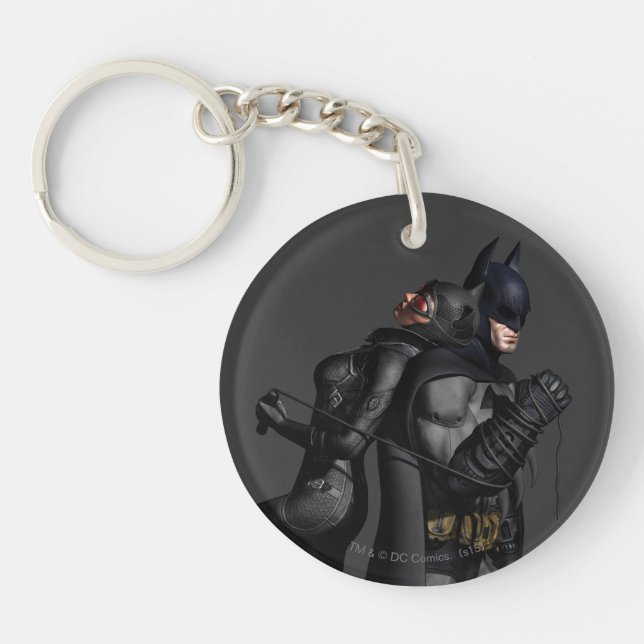 Llavero Ciudad Batman Arkham | Batman y Catwoman (Frente)